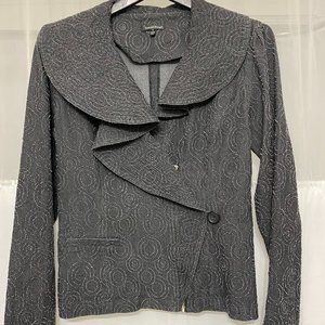 Black with Swirls Samuel Dong Jacket, Small